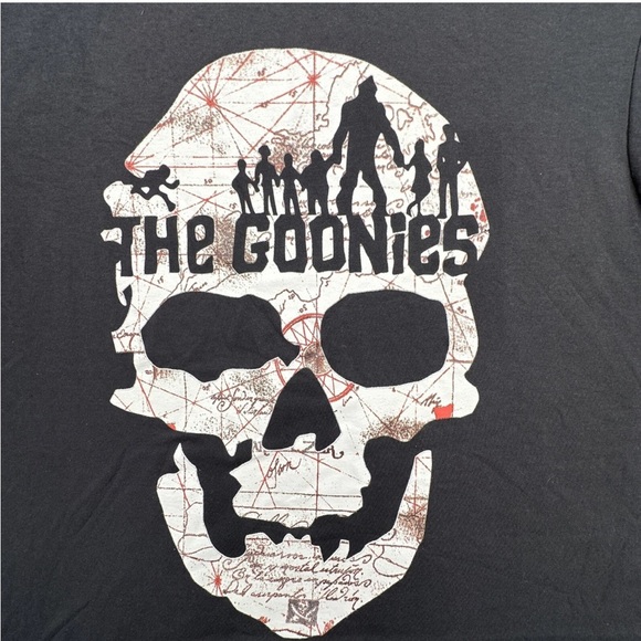 The Goonies Retro Black Graphic T-Shirt Size XXL Unisex - Picture 2 of 4